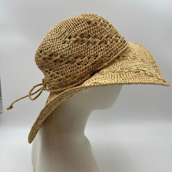 Scala Straw Hat Natural Crochet - Picture 5 of 5